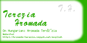 terezia hromada business card